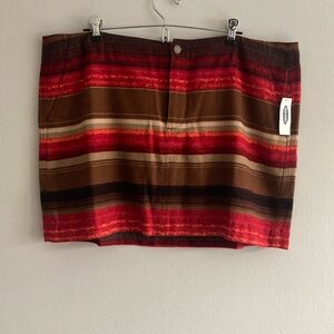 NWT Old Navy Women’s  June Mini  Plaid Skirt Sz 16